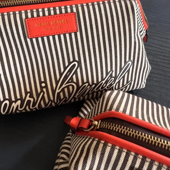 Henri Bendel Striped Canvas Dopp Kit Set - Picture 5 of 9